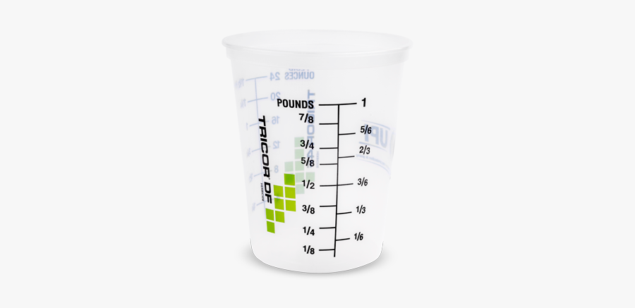Measuring Cup - Plastic, Transparent Clipart