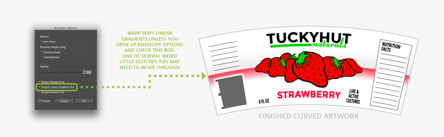 Completed Curved Artwork - Strawberry, Transparent Clipart