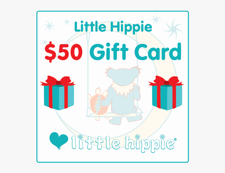 Little Hippie $25 Gift Card, Transparent Clipart