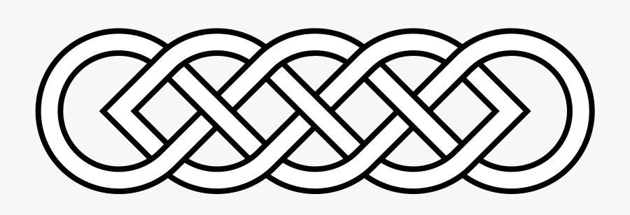 Long Celtic Knot - Celtic Knot Line Png, Transparent Clipart