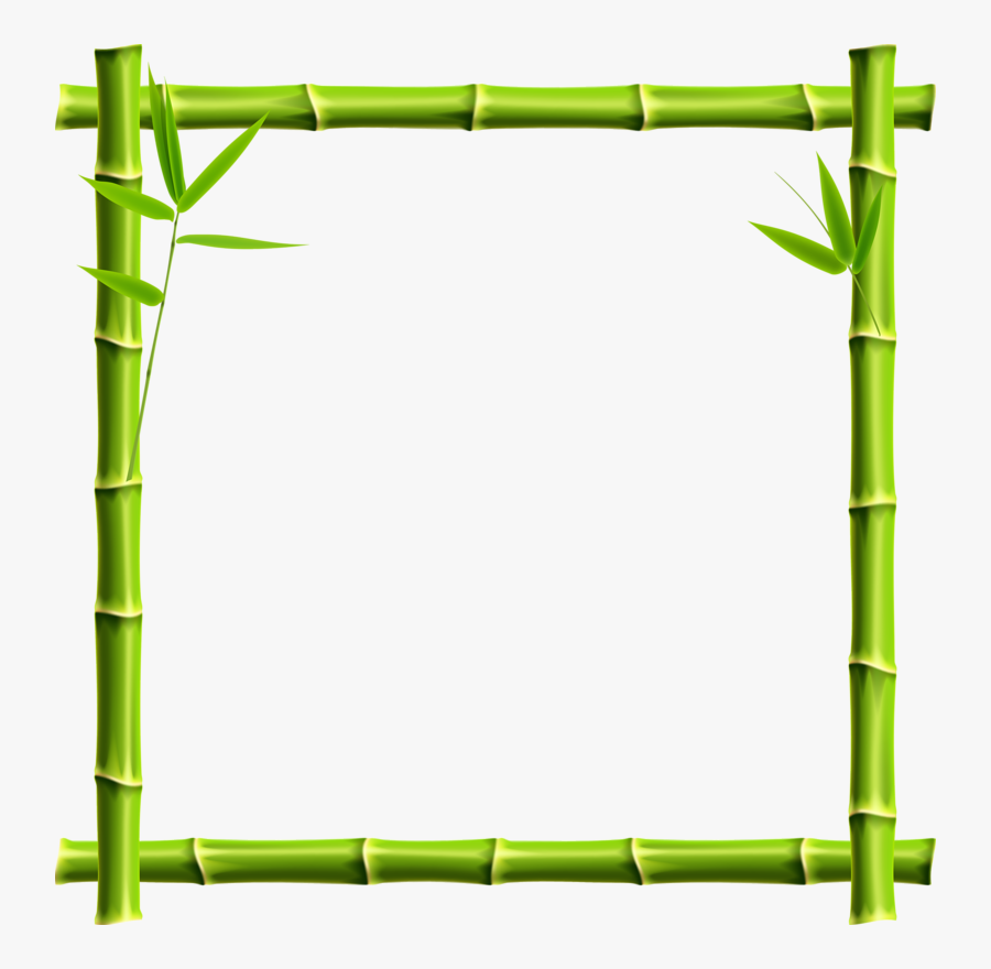 Bamboo Clipart Page Border - Bamboo Border Clipart Png, Transparent Clipart