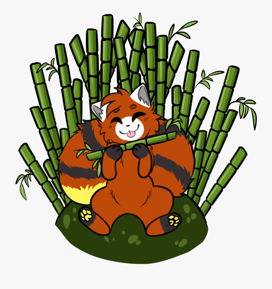 Bamboo Is A Panda"s Best Friend - Illustration, Transparent Clipart