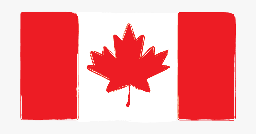 Small Canada Flag, Transparent Clipart