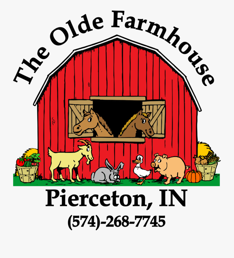 The Olde Farmhouse - Cartoon, Transparent Clipart