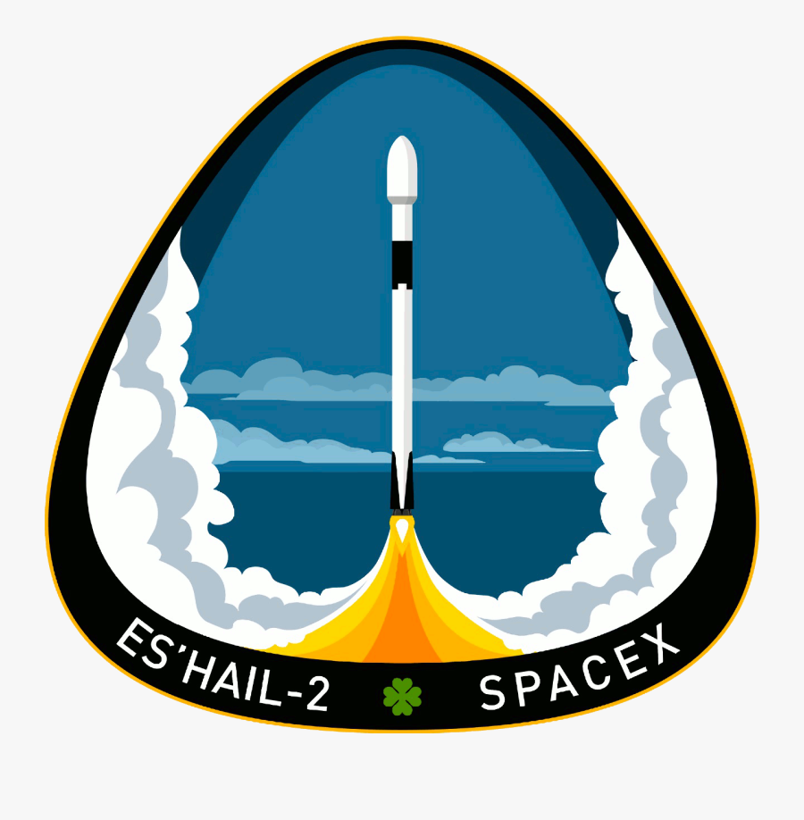 Spacex Es’hail 2 Mission Patch"
 Data Large Image="//cdn - Spacex Es Hail Mission Patch, Transparent Clipart