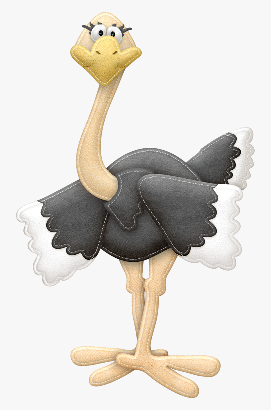 Ostrich Head In Sand Animated Gif, Transparent Clipart