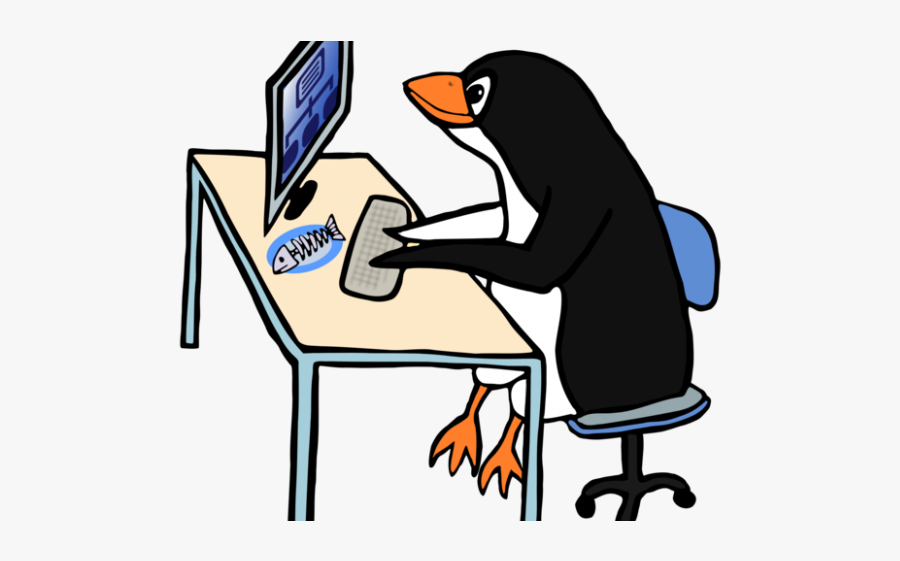 Animal Using Computer Clip Art, Transparent Clipart