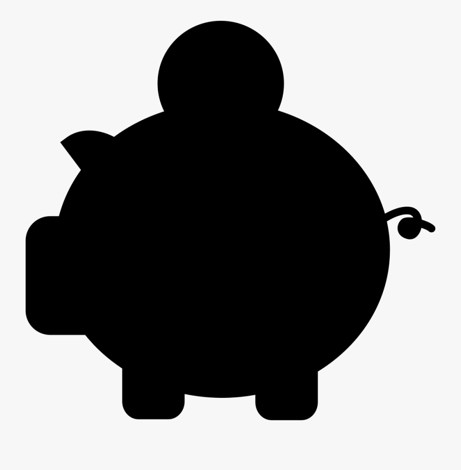 Pig - Transparent Background Savings Icon, Transparent Clipart