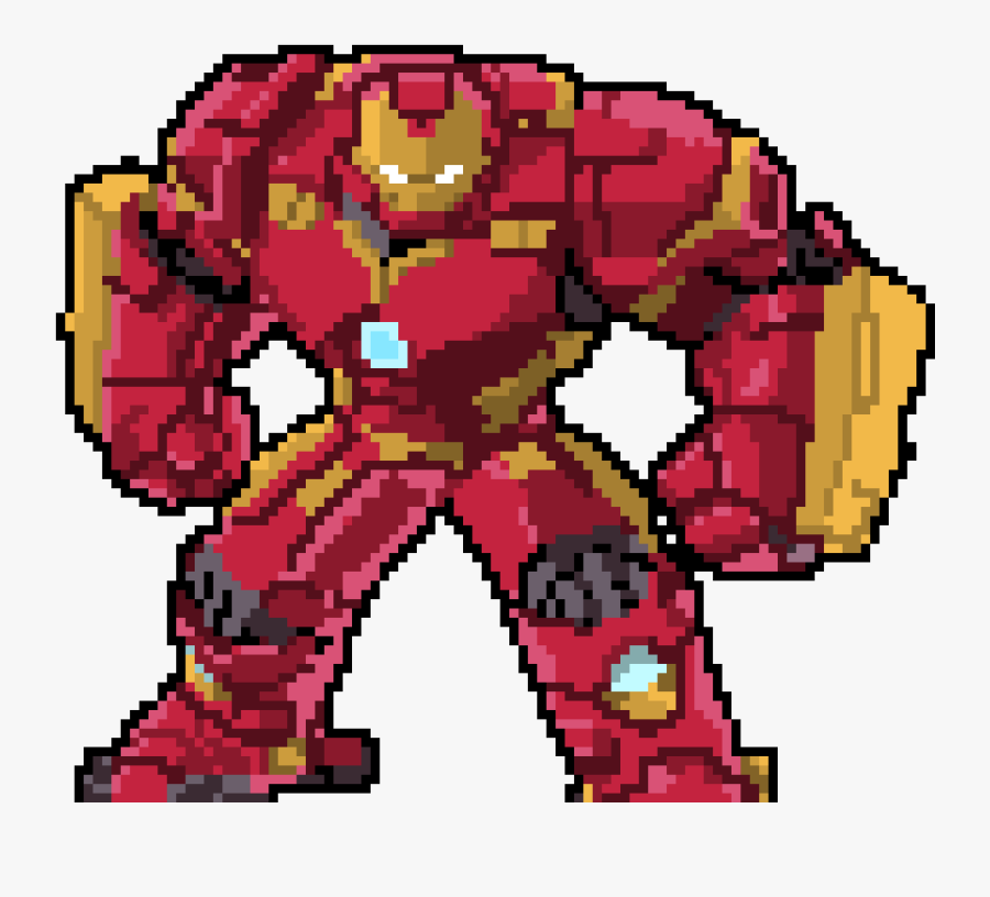 Pixel Art De Avengers Ironman, Transparent Clipart