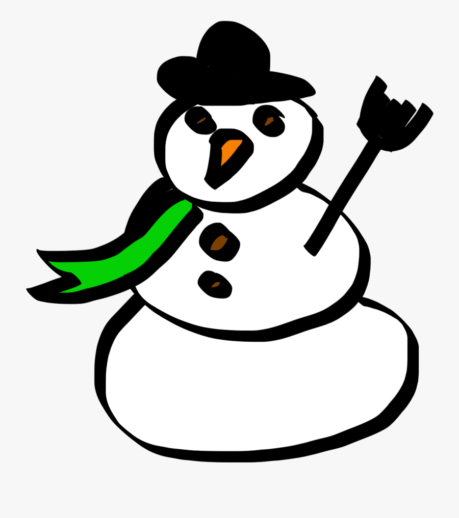 Snow Man Cartoon White Snow Snapback Sun Block Clipart - Snow Png Cartoon, Transparent Clipart