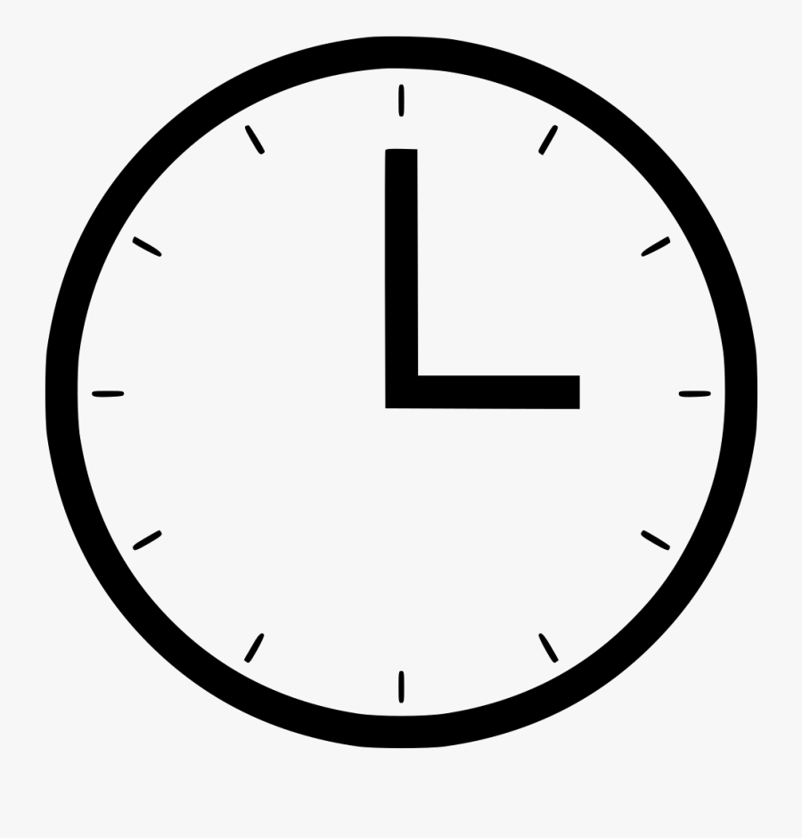 Circle Clock Time History Recent - Black Clock Time Icon Png , Free