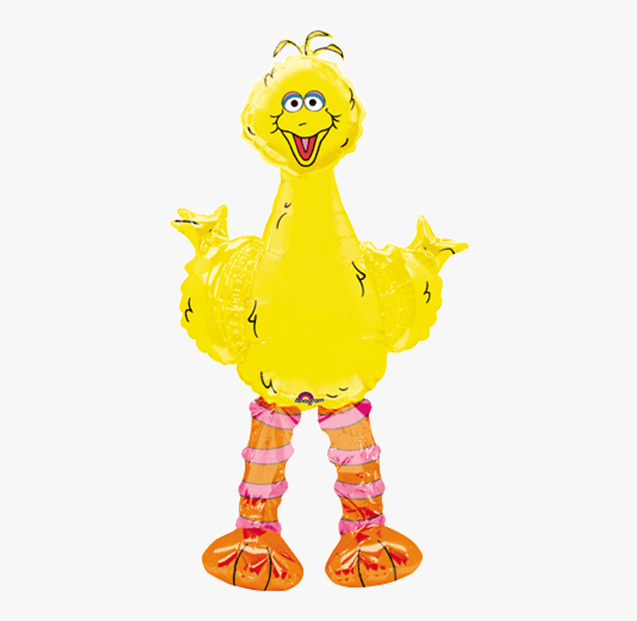 Big Bird Elmo Cookie Monster Abby Cadabby Balloon - Big Bird Airwalker Balloon, Transparent Clipart