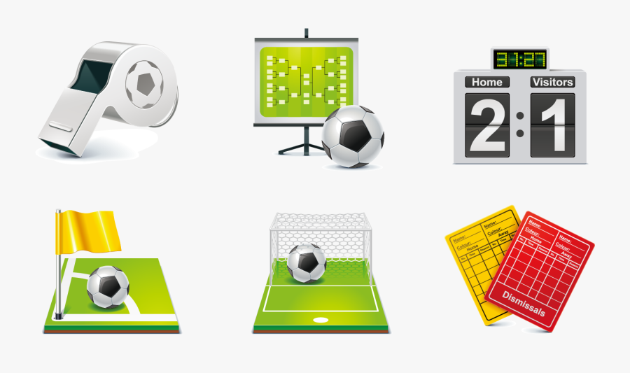 Football Team Icon - Soccer Icons 3d, Transparent Clipart