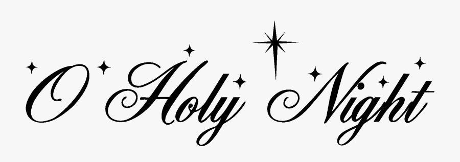 O Holy Night Font Svg