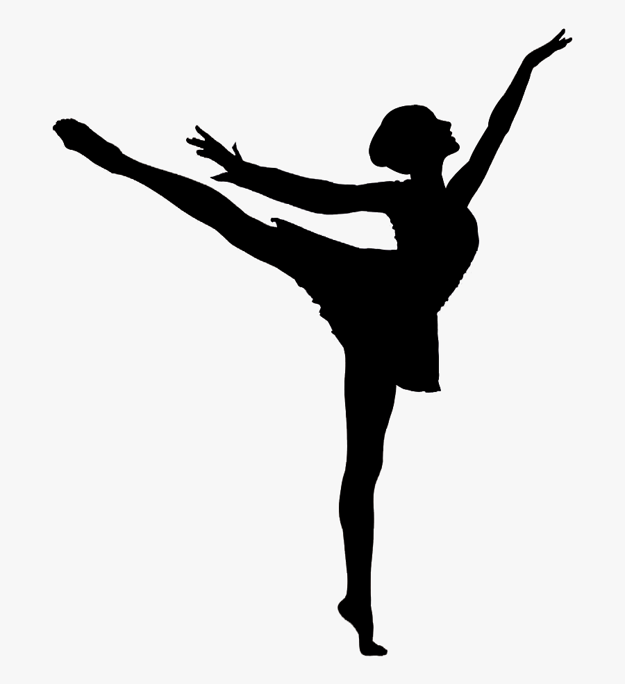 Dancing Girl Silhouette Png Clipart , Png Download - Ballet Dancer Silhouette Png, Transparent Clipart