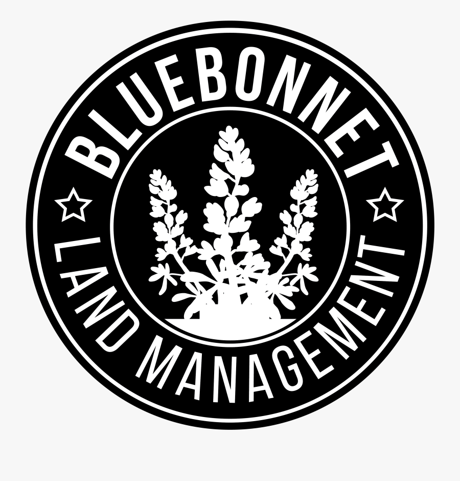 Bluebonnet Land Management - Emblem, Transparent Clipart