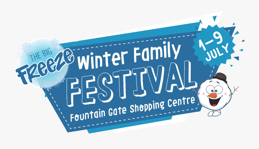 Tickets For The Big Freeze Winter Family Festival In, Transparent Clipart