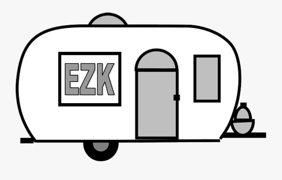 Ezk Logo - Trailer Park Line Art, Transparent Clipart