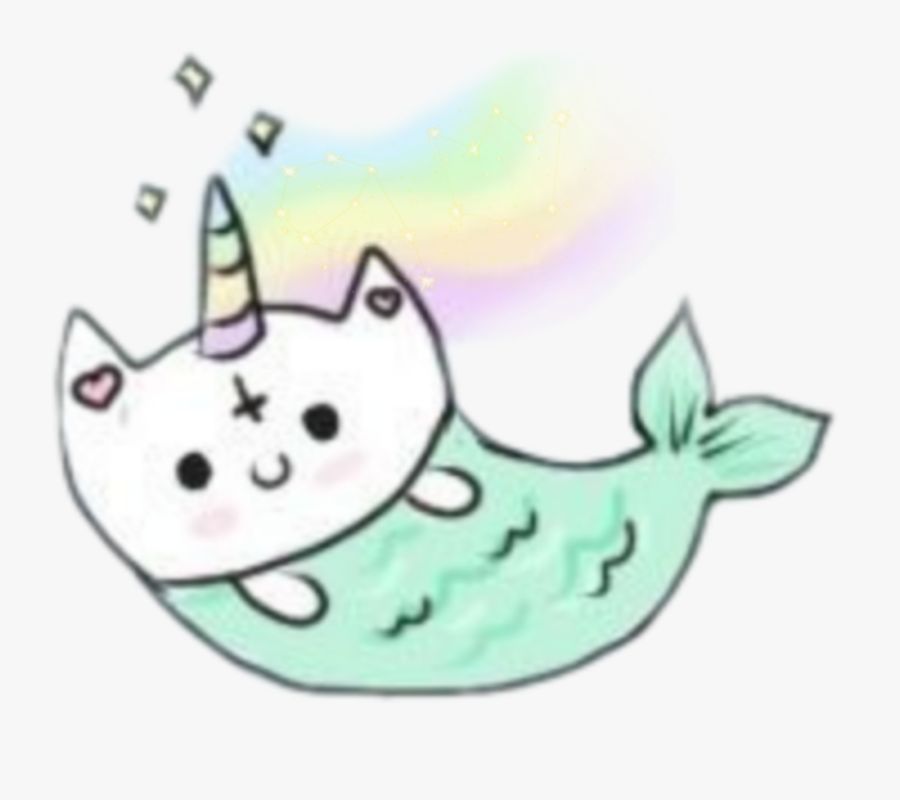 #kawaii #catfish #cat #fish #neko #kawaiineko - Cartoon, Transparent Clipart