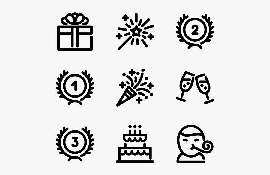 Birthday - Birthday Icon Transparent Background, Transparent Clipart