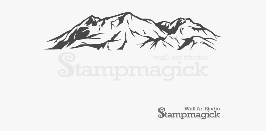 Snow Mountains Vector Png, Transparent Clipart