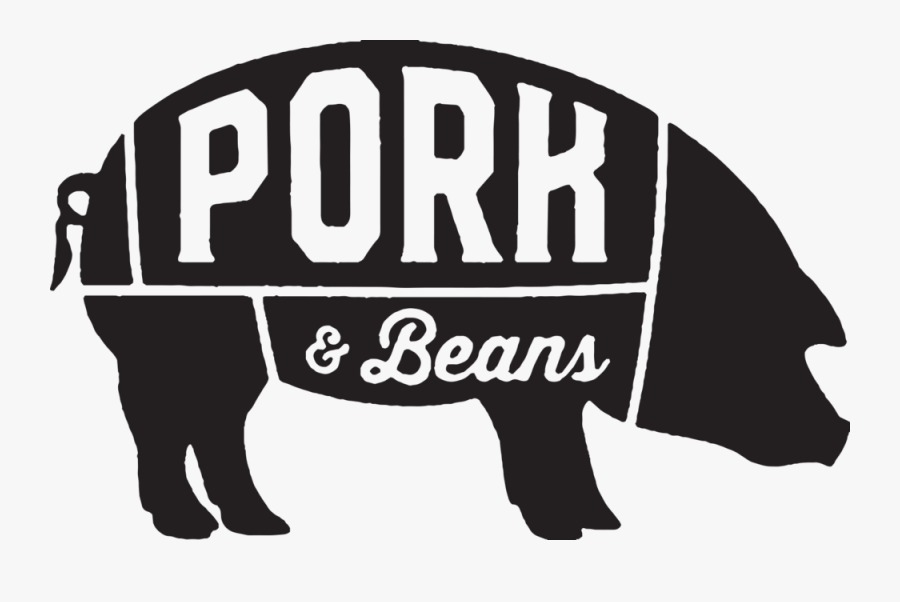 Pork And Beans Pig Rubber Stamp Artwork , Free Transparent Clipart ...