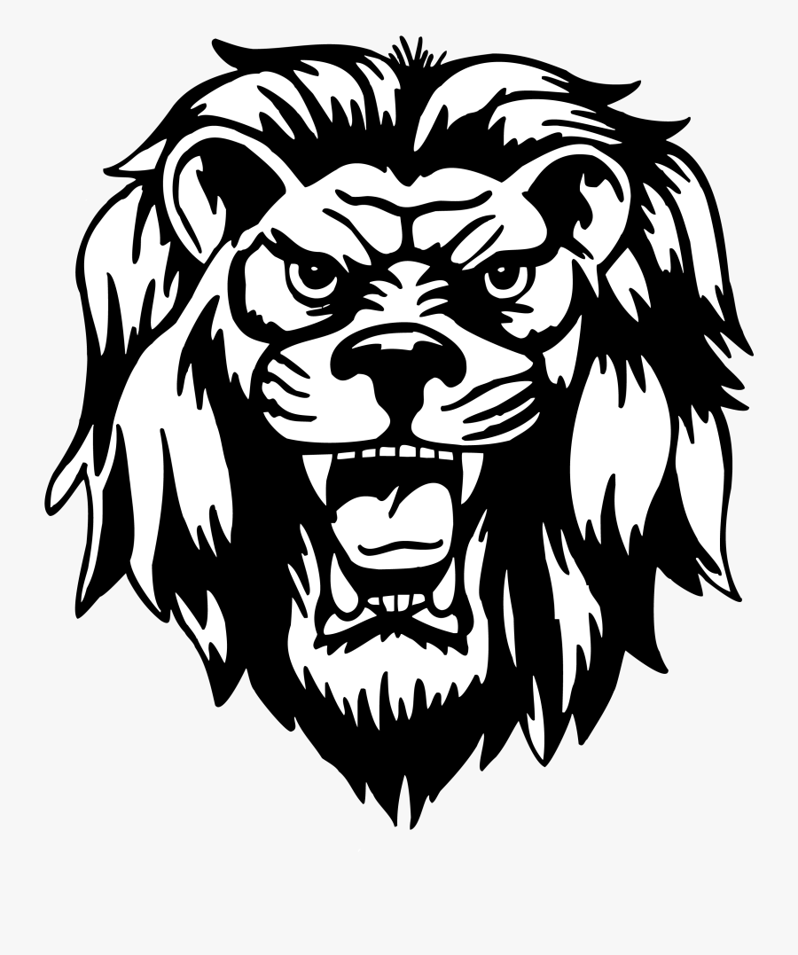 Lion - Lion Head Vector Png, Transparent Clipart