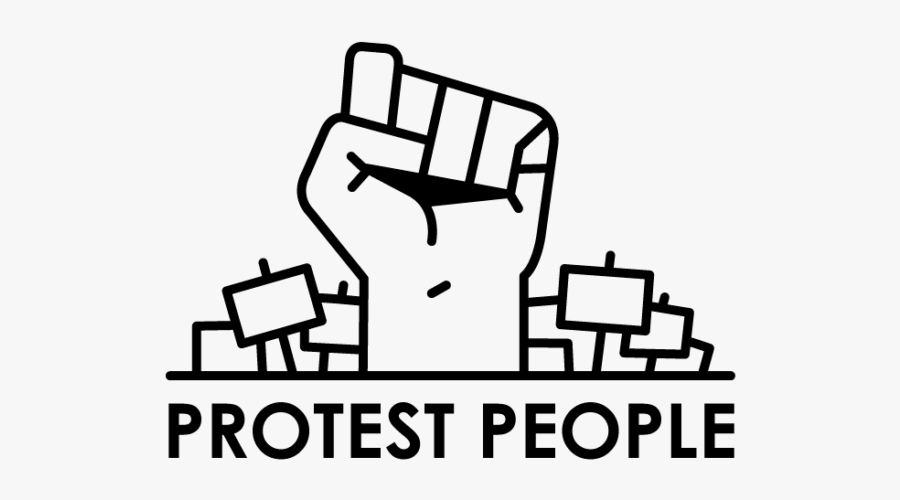 Protest People Icon2 - People Fighting Their Own Demons, Transparent Clipart