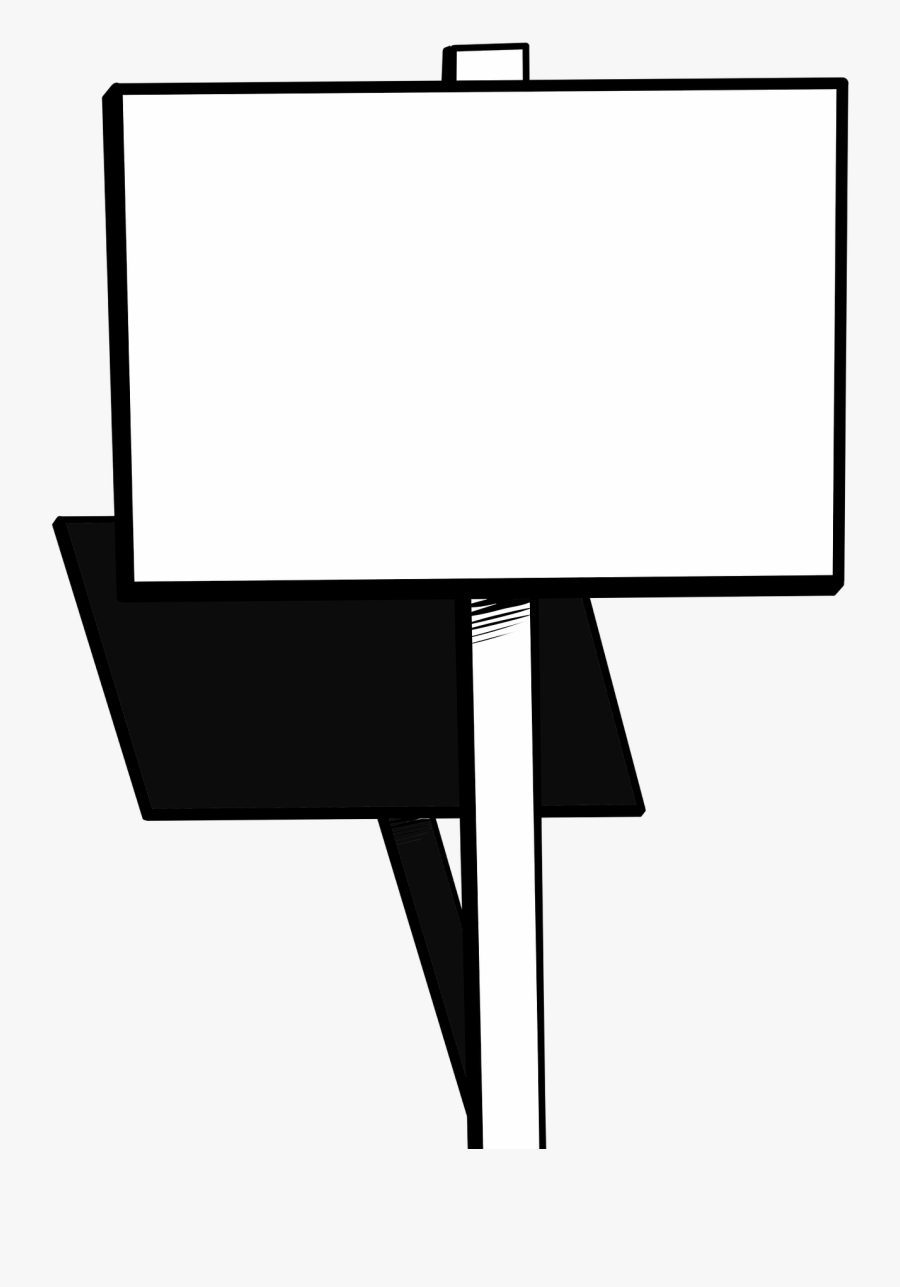 Sign Protest Blank Free Picture - Transparent Protest Sign ...