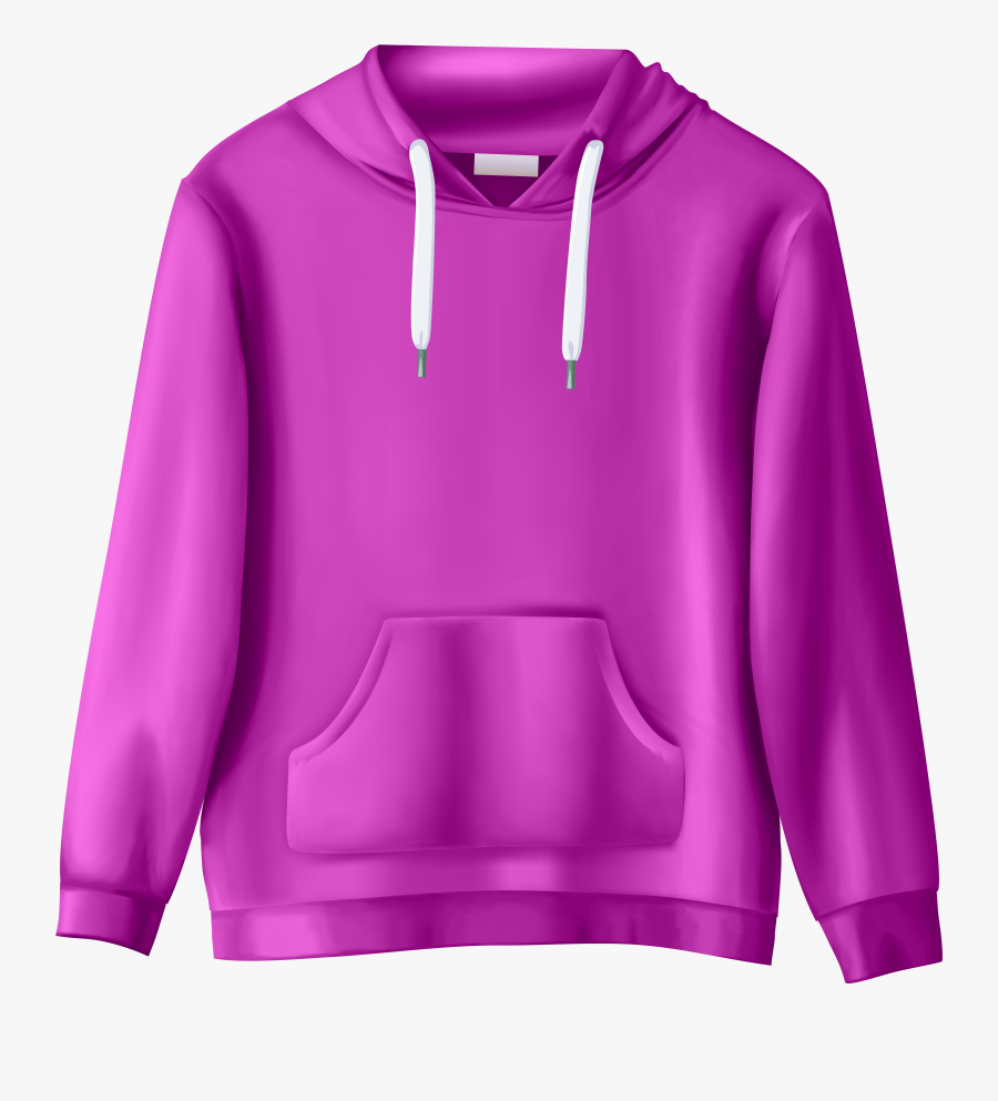 Pink Sweatshirt Png Clip Art - Transparent Background Clothing Png, Transparent Clipart