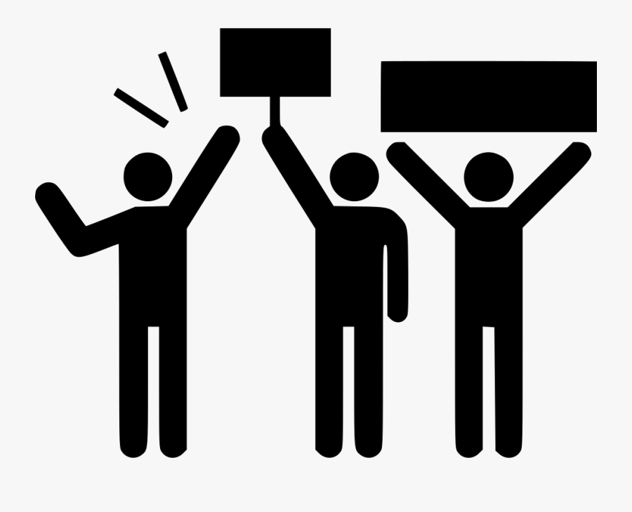 Protest Strike Demonstration Demonstrator - Protest Clipart, Transparent Clipart