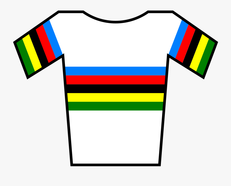 Uci Road World Championships Jersey Clipart , Png Download - Ciclismo Campeon Del Mundo, Transparent Clipart