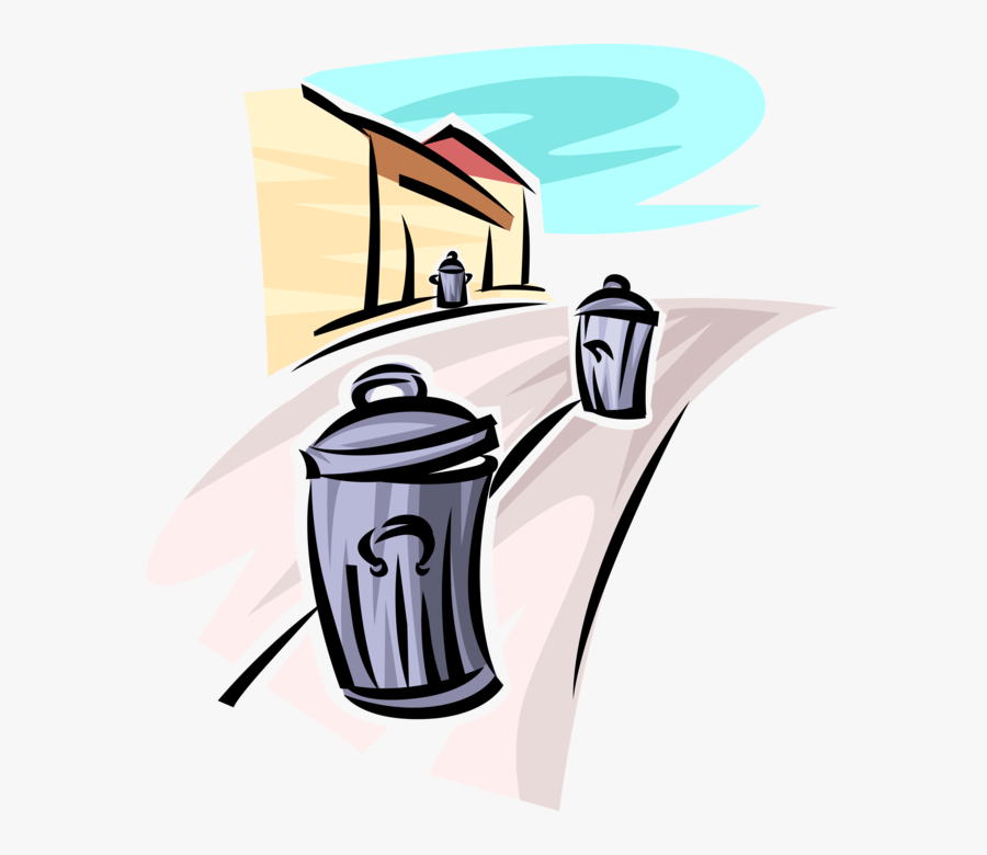 Transparent Dustbin Clipart Png - Illustration, Transparent Clipart