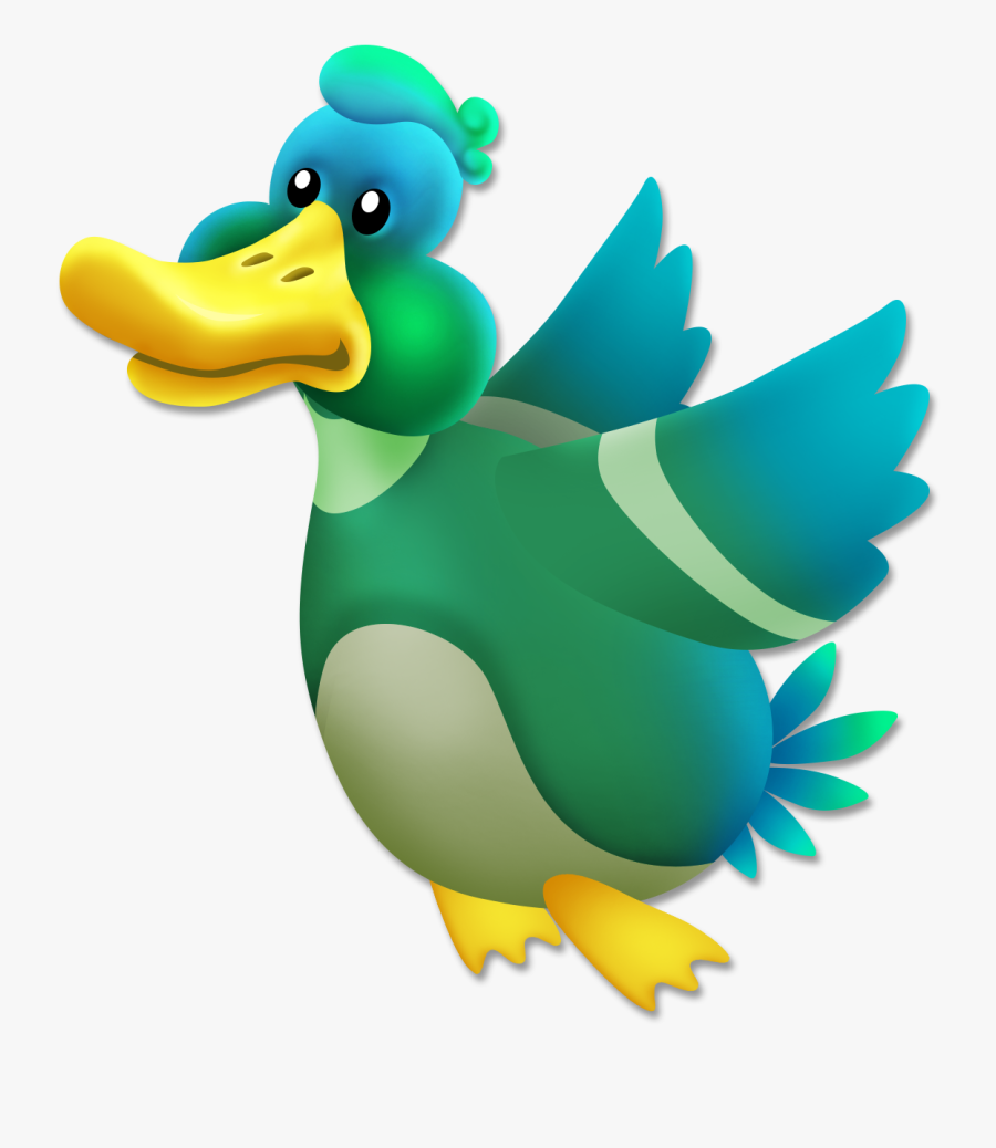 Clip Art Duck Flying - Hay Day Png, Transparent Clipart