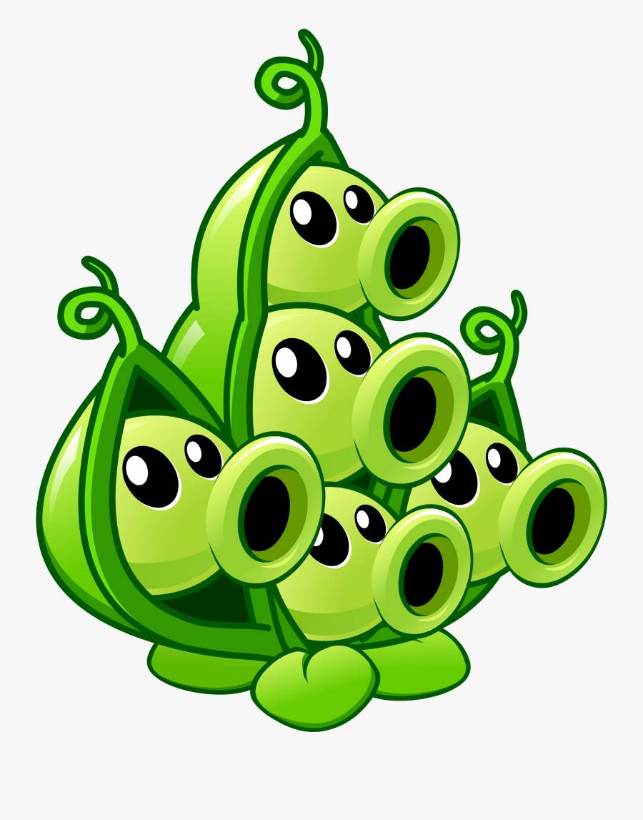 Transparent Pea Png - Plants Vs Zombies Png, Transparent Clipart