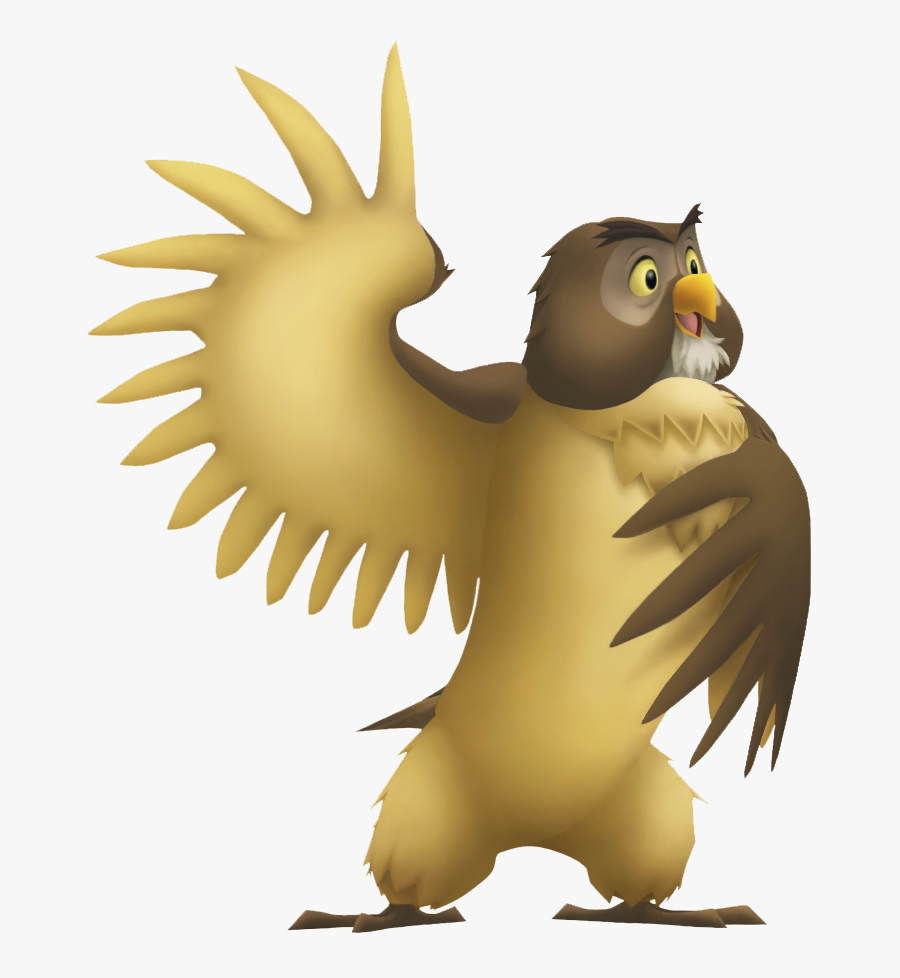 Owl Khii - Owl Winnie The Pooh Kingdom Hearts, Transparent Clipart
