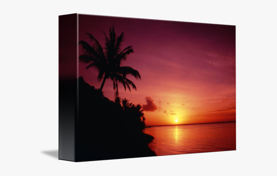 Clip Art Guam Pago Bay And - Sunset, Transparent Clipart
