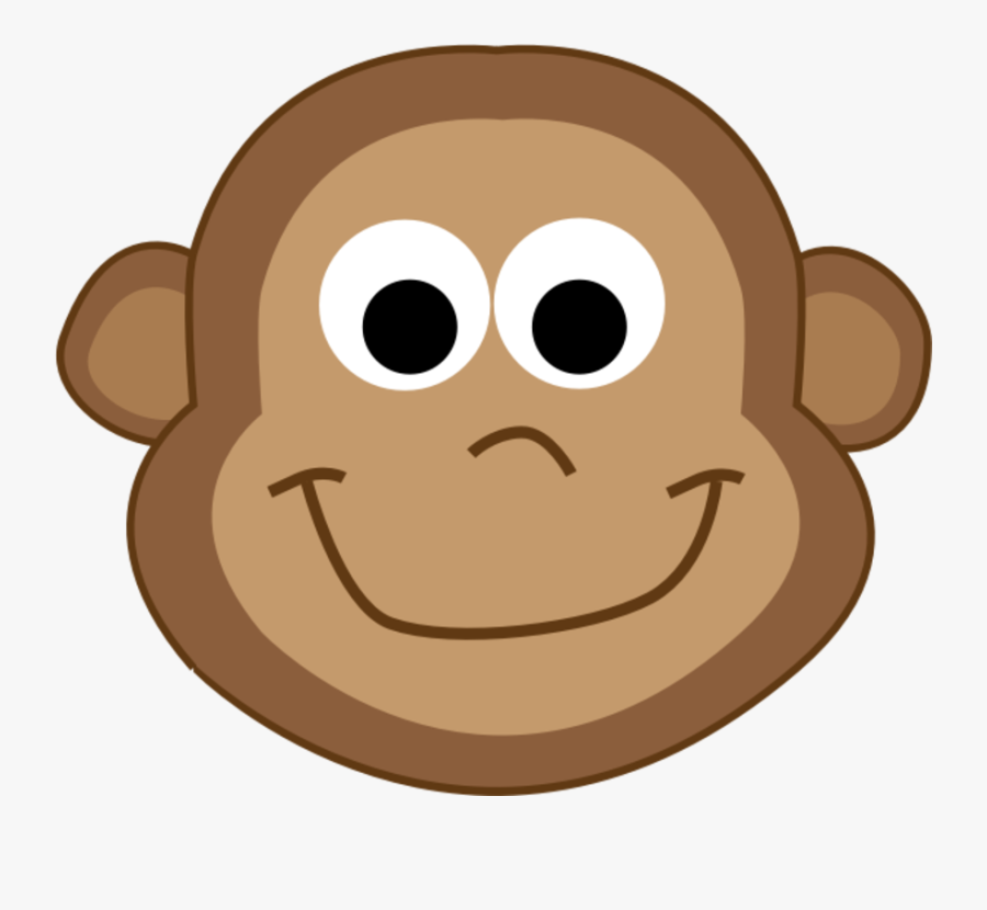 Head,primate,vertebrate - Monkey Head Clipart, Transparent Clipart