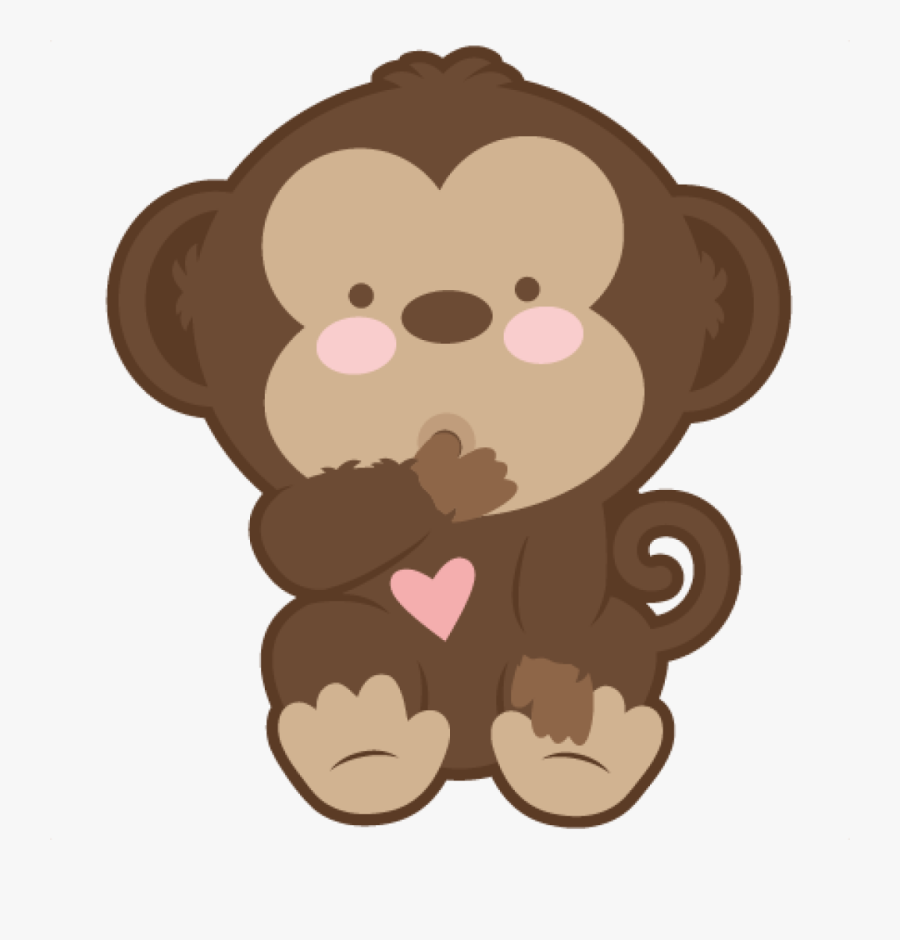 Download Baby Monkey Clip Art Ba Monkey Svg Scrapbook Cut File ...