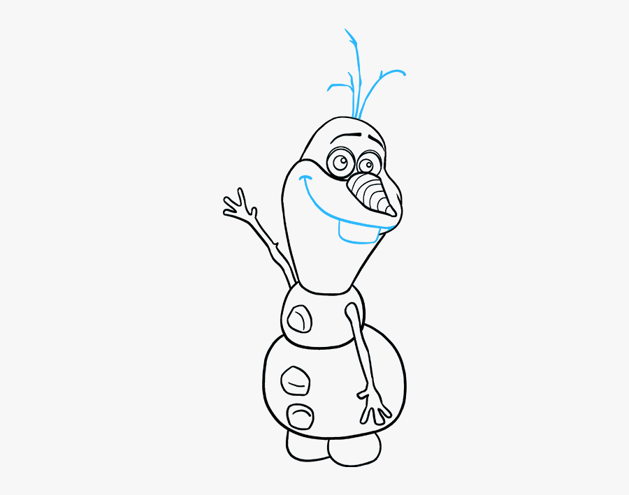 How To Draw Olaf , Free Transparent Clipart - ClipartKey