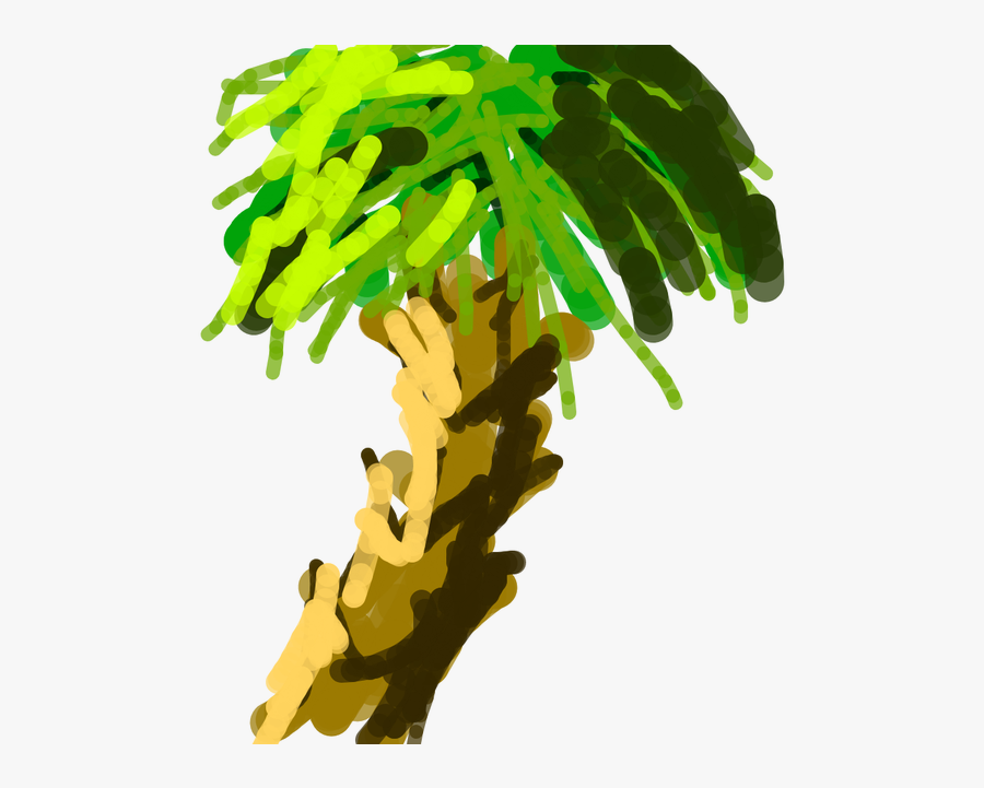 Leaf Tree Plant Botany Flower - Palm Tree, Transparent Clipart