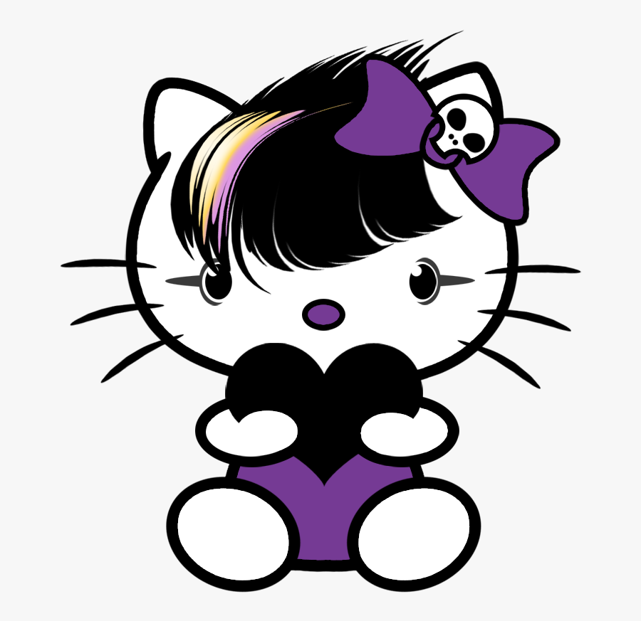 Emo Hello Kitty Png Free Transparent Clipart Clipartkey