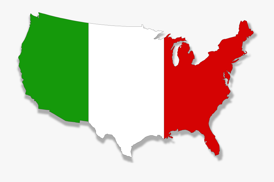Clipart - Italy Flag And Map, Transparent Clipart