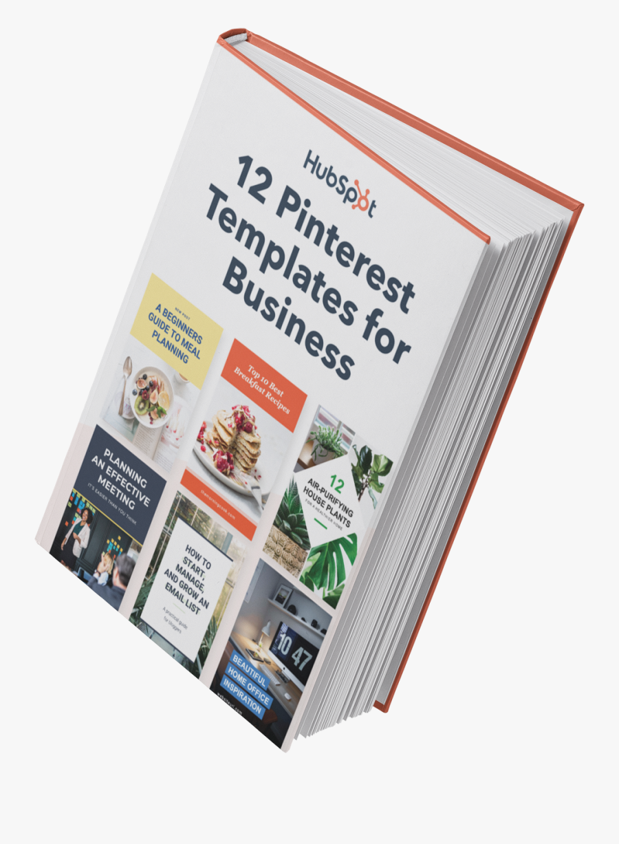 12 Pinterest Templates For Business - Book, Transparent Clipart