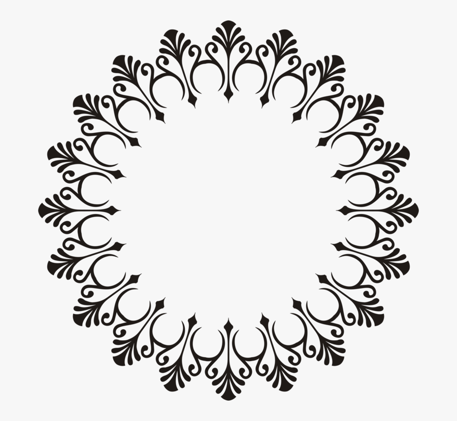 Ornament,circle,leaf - Mandala Vector, Transparent Clipart