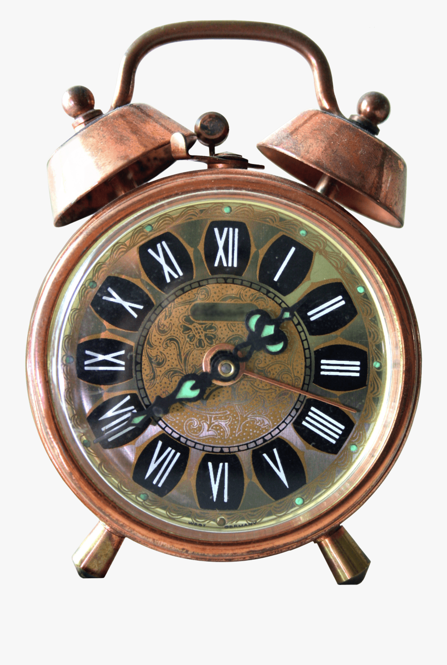 Vintage Alarm Clock Transparent Png - Vintage Alarm Clock Png, Transparent Clipart