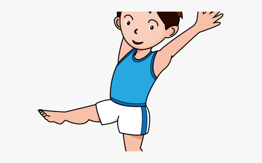 Clipart Gymnast Black And White, Transparent Clipart
