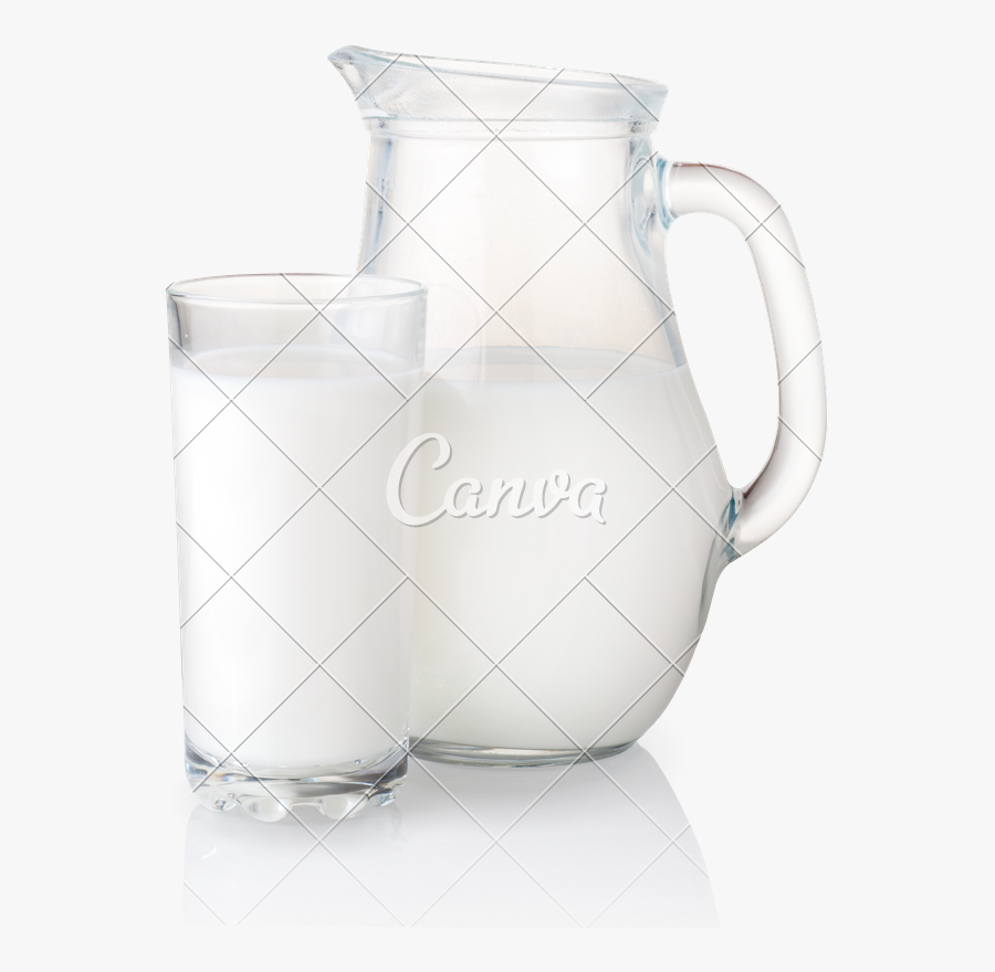 Transparent Milk Jug Clipart - Milk In Glass Jug, Transparent Clipart