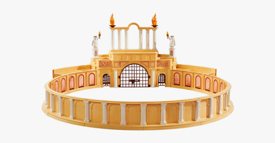 Colosseum Clipart Roman House - Playmobil Colosseum, Transparent Clipart