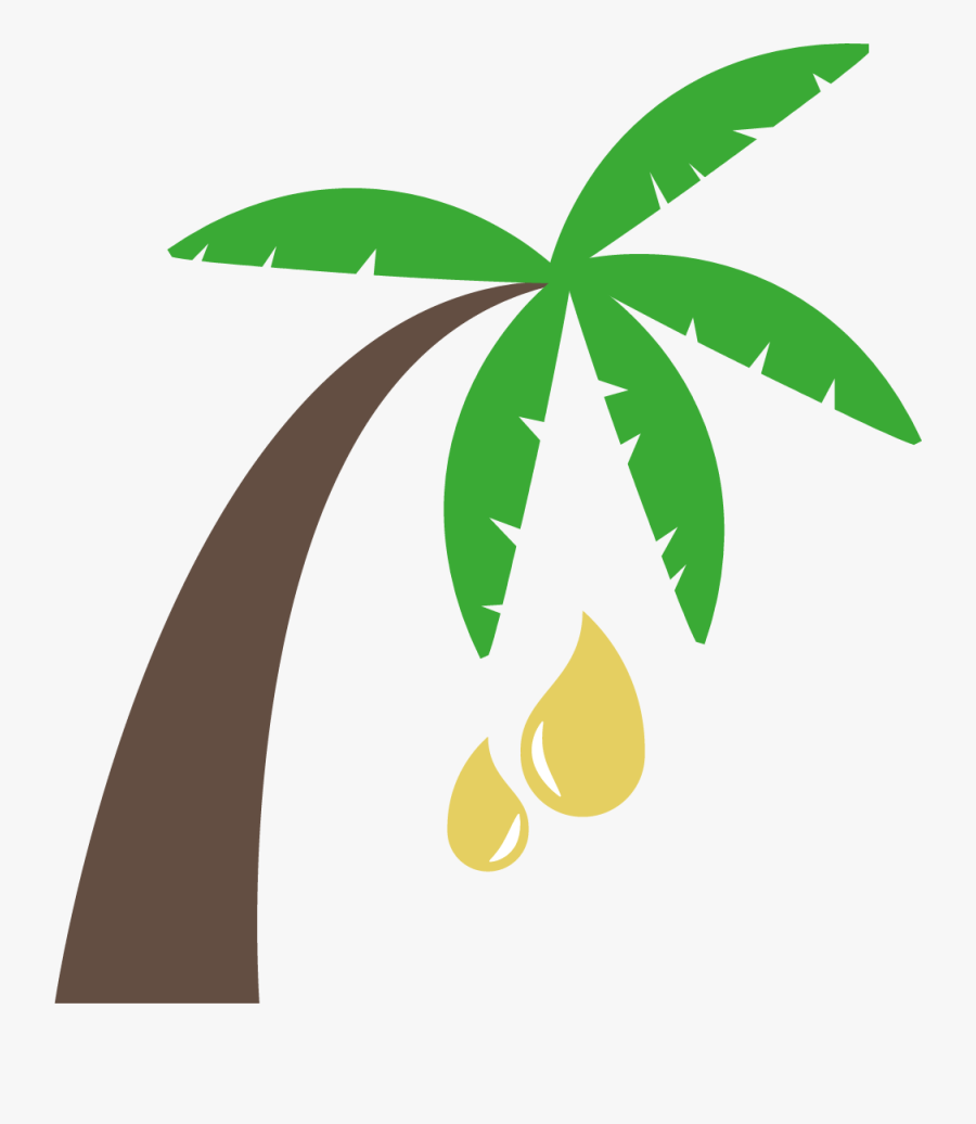 Transparent Palm Leaves Clipart - Palm Oil Clip Art, Transparent Clipart